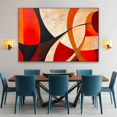 Quadro Stampa su Tela Sinfonia tra le forme - CupidoDesign