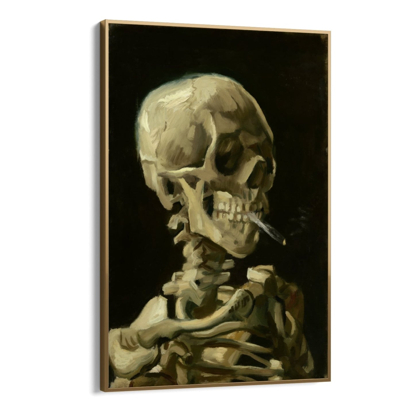 Skull with Cigarette, Vincent Van Gogh