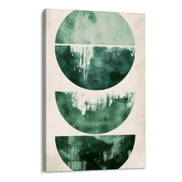 Quadro Stampa su Tela Smeraldo in Astrazione - CupidoDesign