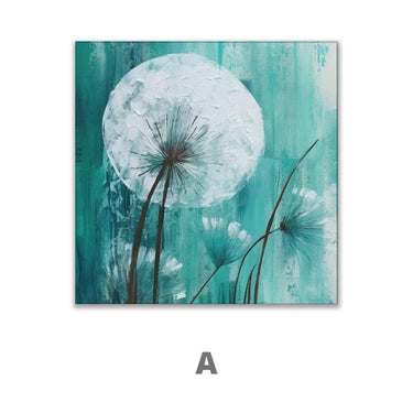 Quadro Stampa su Tela Soffioni bianchi - CupidoDesign