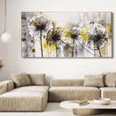 Quadro Stampa su Tela Soffioni Gialli - CupidoDesign