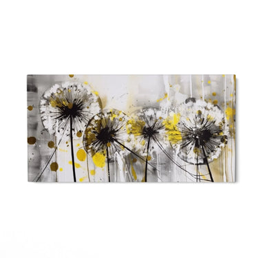 Quadro Stampa su Tela Soffioni Gialli - CupidoDesign