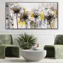 Quadro Stampa su Tela Soffioni Gialli - CupidoDesign