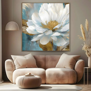 Quadro Stampa su Tela Sogno di Petali Bianchi - CupidoDesign