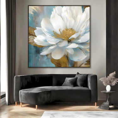 Quadro Stampa su Tela Sogno di Petali Bianchi - CupidoDesign