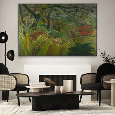 Quadro Stampa su Tela Sorpresa! Henri Rousseau - CupidoDesign