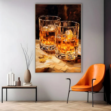 Quadro Stampa su Tela Sorsi di Gioia - CupidoDesign