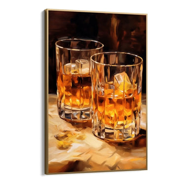 Quadro Stampa su Tela Sorsi di Gioia - CupidoDesign