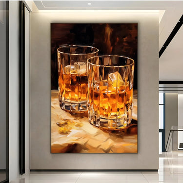 Quadro Stampa su Tela Sorsi di Gioia - CupidoDesign