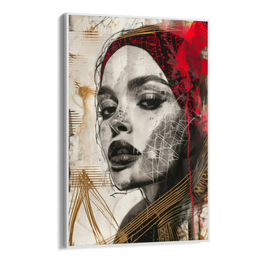 Quadro Stampa su Tela Sospiri di Rosso - CupidoDesign