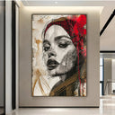 Quadro Stampa su Tela Sospiri di Rosso - CupidoDesign