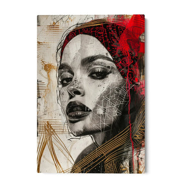 Quadro Stampa su Tela Sospiri di Rosso - CupidoDesign