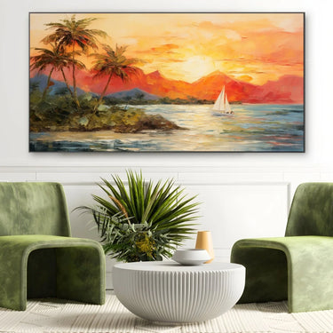 Quadro Stampa su Tela Spettacolo di Montagne Rosse - CupidoDesign