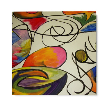 Quadro Stampa su Tela Spirale di onde - CupidoDesign