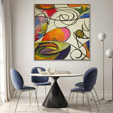 Quadro Stampa su Tela Spirale di onde - CupidoDesign