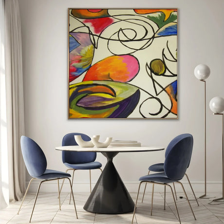 Quadro Stampa su Tela Spirale di onde - CupidoDesign