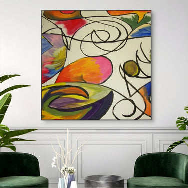 Quadro Stampa su Tela Spirale di onde - CupidoDesign
