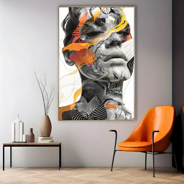 Quadro Stampa su Tela Spirali di Essenza - CupidoDesign
