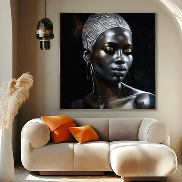 Quadro Stampa su Tela Splendido Argentato - CupidoDesign
