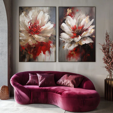 Quadro Stampa su Tela Splendore floreale - CupidoDesign