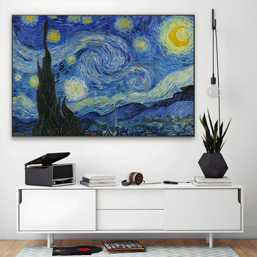 Quadro Stampa su Tela Starry Night, Vincent Van Gogh - CupidoDesign