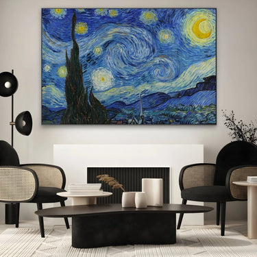 Quadro Stampa su Tela Starry Night, Vincent Van Gogh - CupidoDesign