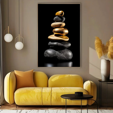 Quadro Stampa su Tela Stone balancing - CupidoDesign