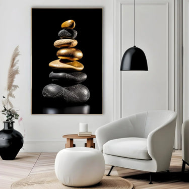 Quadro Stampa su Tela Stone balancing - CupidoDesign