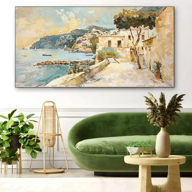 Quadro Stampa su Tela Storie di Positano - CupidoDesign