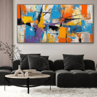 Quadro Stampa su Tela Strati di sfumature - CupidoDesign