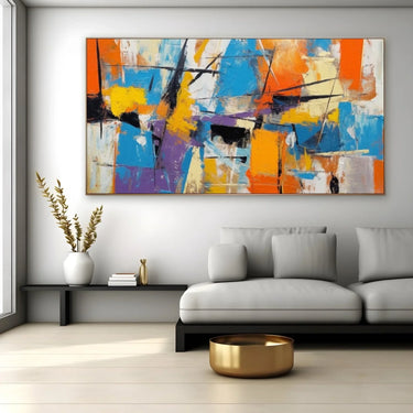 Quadro Stampa su Tela Strati di sfumature - CupidoDesign