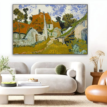 Quadro Stampa su Tela Street in Auvers-Sur-Oise, Vincent Van Gogh - CupidoDesign