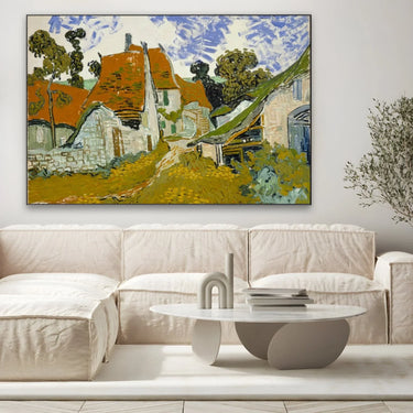 Quadro Stampa su Tela Street in Auvers-Sur-Oise, Vincent Van Gogh - CupidoDesign