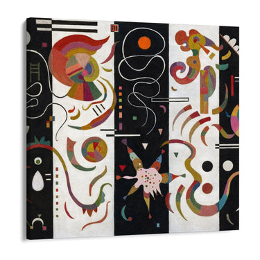 Quadro Stampa su Tela Striped, Wassily Kandinsky - CupidoDesign