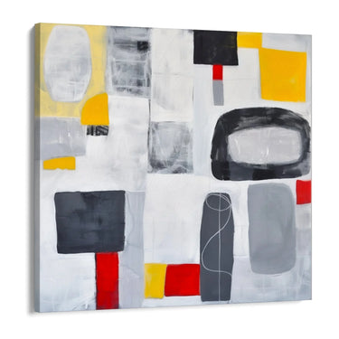 Quadro Stampa su Tela Strutture in Contrasto - CupidoDesign