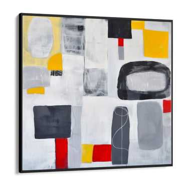 Quadro Stampa su Tela Strutture in Contrasto - CupidoDesign