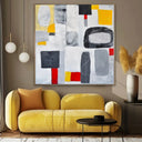 Quadro Stampa su Tela Strutture in Contrasto - CupidoDesign