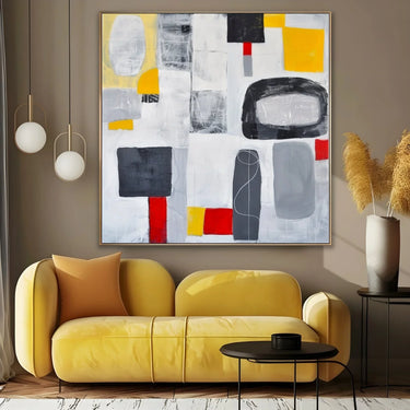Quadro Stampa su Tela Strutture in Contrasto - CupidoDesign