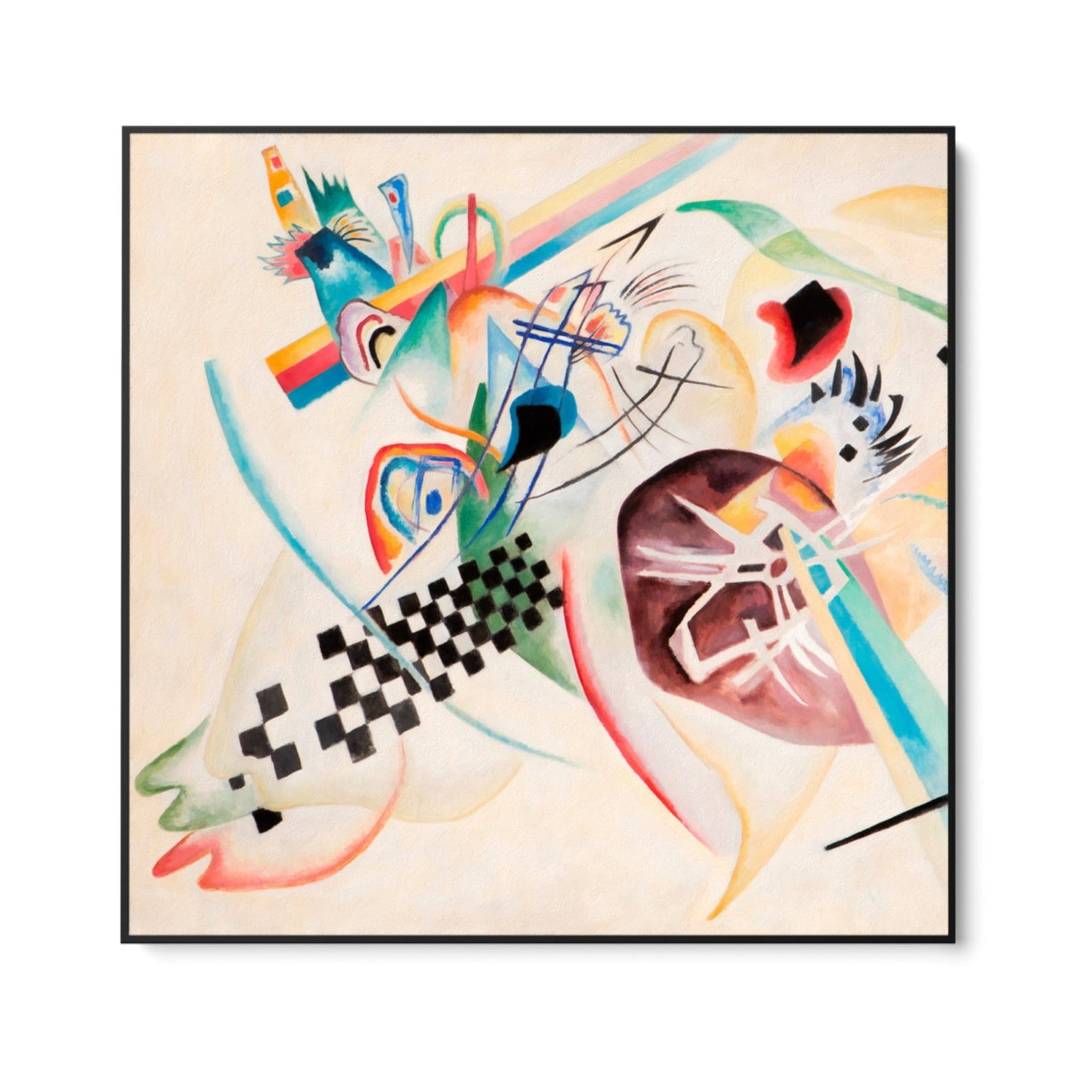 Su Bianco ll – Wassily Kandinsky