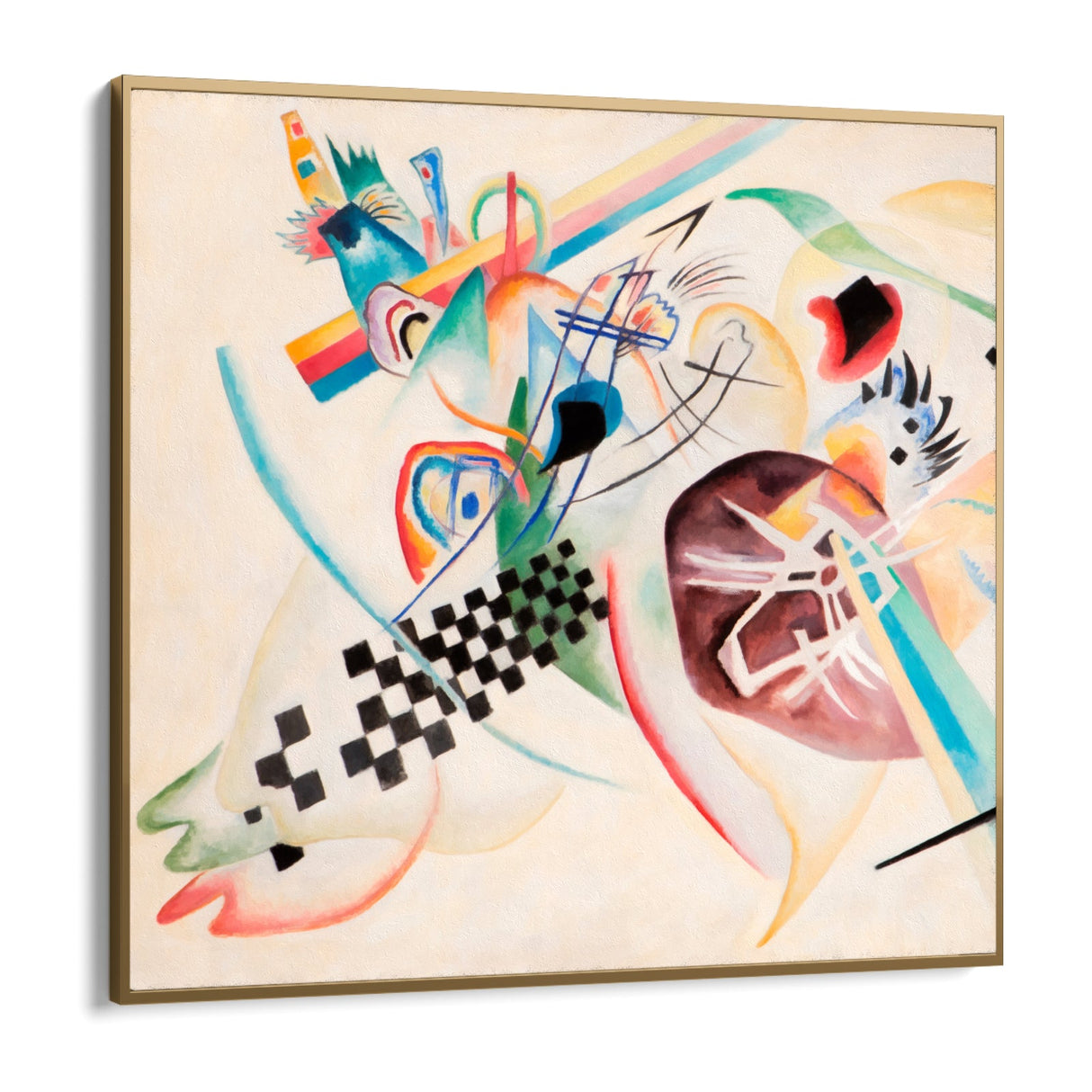 Su Bianco II – Wassily Kandinsky