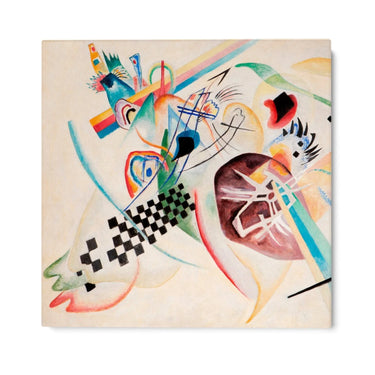 Quadro Stampa su Tela Su Bianco ll, Wassily Kandinsky - CupidoDesign