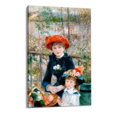 Quadro Stampa su Tela Sulla terrazza, Pierre-Auguste Renoir - CupidoDesign