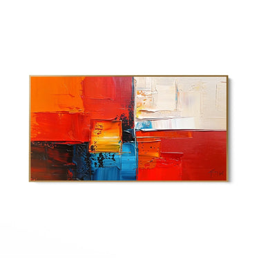 Quadro Stampa su Tela Tela rossa - CupidoDesign