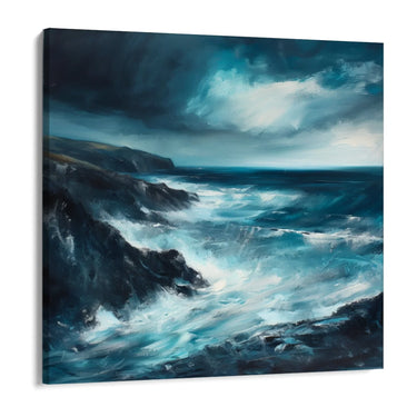 Quadro Stampa su Tela Tempesta sull'Oceano - CupidoDesign