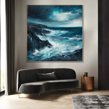 Quadro Stampa su Tela Tempesta sull'Oceano - CupidoDesign