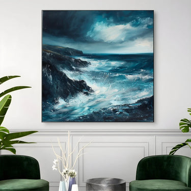 Quadro Stampa su Tela Tempesta sull'Oceano - CupidoDesign