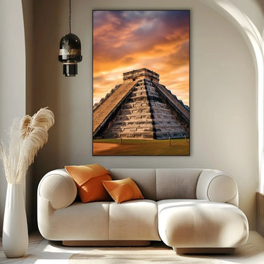 Quadro Stampa su Tela Tempio perduto - CupidoDesign