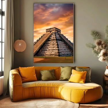 Quadro Stampa su Tela Tempio perduto - CupidoDesign
