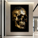 Teschio Dorato - CupidoDesign