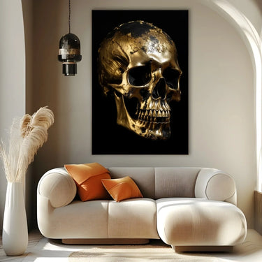 Teschio Dorato - CupidoDesign